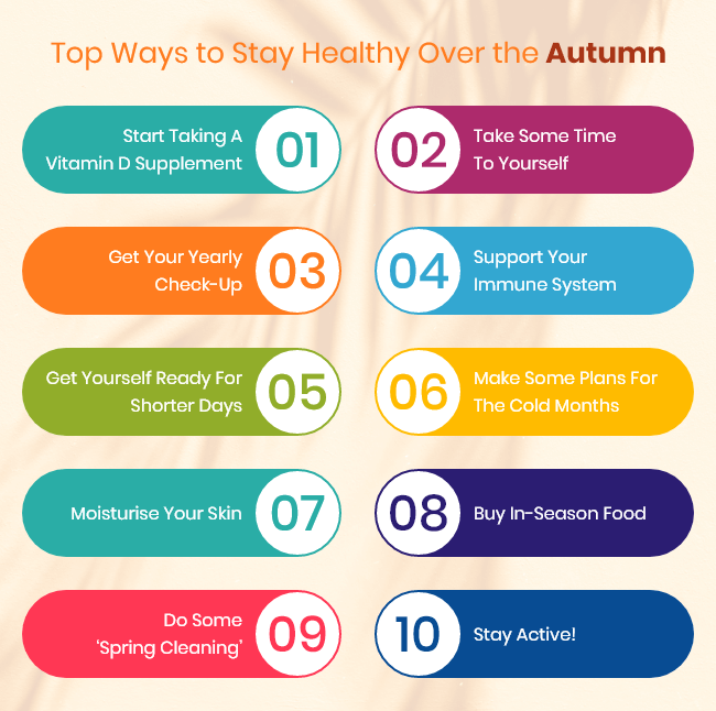 Tips to Stay Healthy in AUTUMN Season